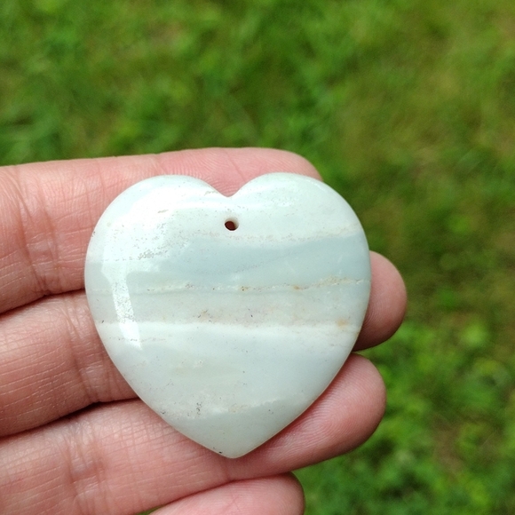 Endless Jewelry Creations Jewelry - Caribbean Calcite Heart Pendant Gemstone